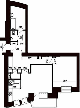 1-кімнатна 69.45 м² в ЖК на вул. Володимира Великого від 16 800 грн/м², Тернопіль