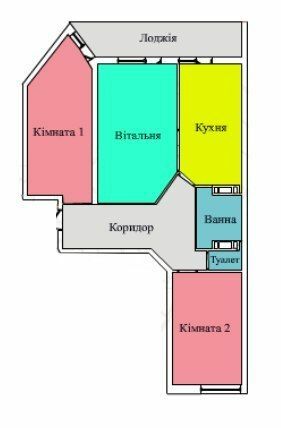 3-комнатная 78.02 м² в ЖК на вул. Київська от 16 000 грн/м², Тернополь