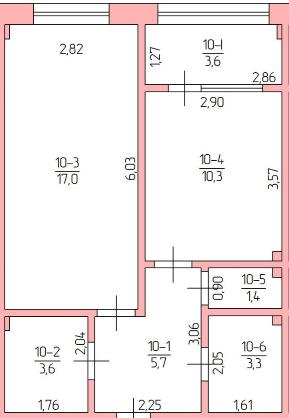 1-комнатная 44.9 м² в ЖК The Loft от 8 500 грн/м², г. Новая Каховка