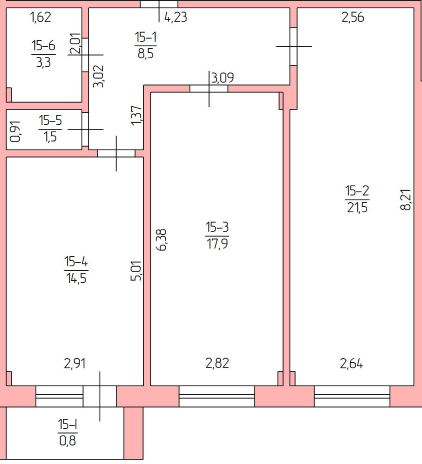 2-кімнатна 69.9 м² в ЖК The Loft від 8 500 грн/м², м. Нова Каховка