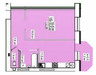 1-кімнатна 42.8 м² в ЖК на вул. Незалежності, 5 від 13 100 грн/м², м. Ніжин