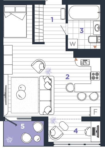 Студія 45 м² в ЖК Manhattan Up від 28 500 грн/м², Івано-Франківськ