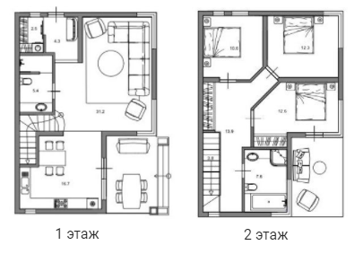 Котедж 120 м² в Таунхауси ProfiTHouse від 24 917 грн/м², с. Нові Петрівці