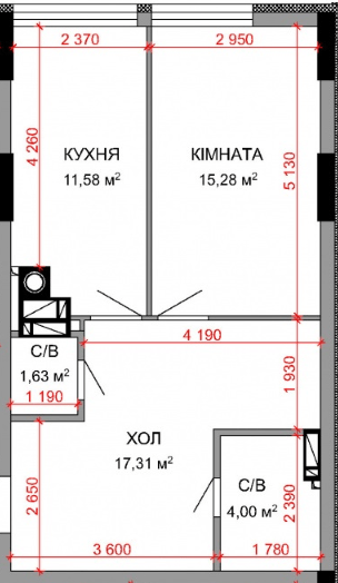 1-кімнатна 49.8 м² в ЖК Royal Park від 28 500 грн/м², м. Ірпінь