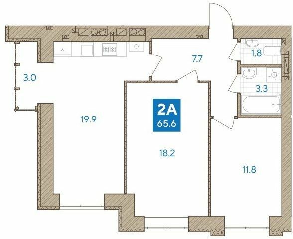 2-комнатная 65.6 м² в ЖК White house от 23 500 грн/м², г. Ирпень