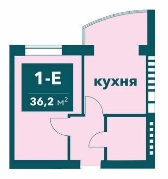 1-кімнатна 36.2 м² в ЖК Ібіс від 20 000 грн/м², м. Ірпінь