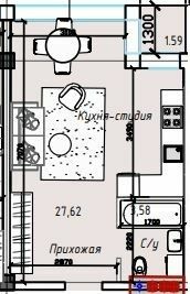 Смарт 31.65 м² в ЖК ITown від 37 950 грн/м², Одеса