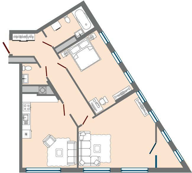 2-кімнатна 83.71 м² в ЖК Greenville Park Lviv від 25 250 грн/м², Львів