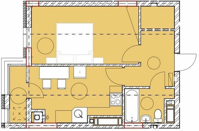 1-комнатная 40.28 м² в ЖК Комфорт Плюс от 18 500 грн/м², г. Дубляны