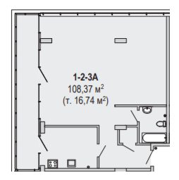 3-кімнатна 108.37 м² в Апарт-комплекс Port City від 37 650 грн/м², Дніпро