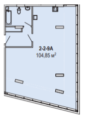 3-комнатная 104.85 м² в Апарт-комплекс Port City от 37 650 грн/м², Днепр