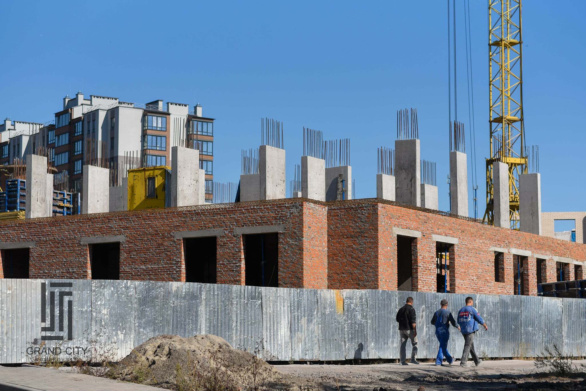 Ход строительства ЖК Grand City Dombrovskyi, окт, 2021 год