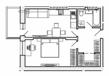 1-кімнатна 44.59 м² в ЖК на вул. Коновальця від 17 000 грн/м², Тернопіль