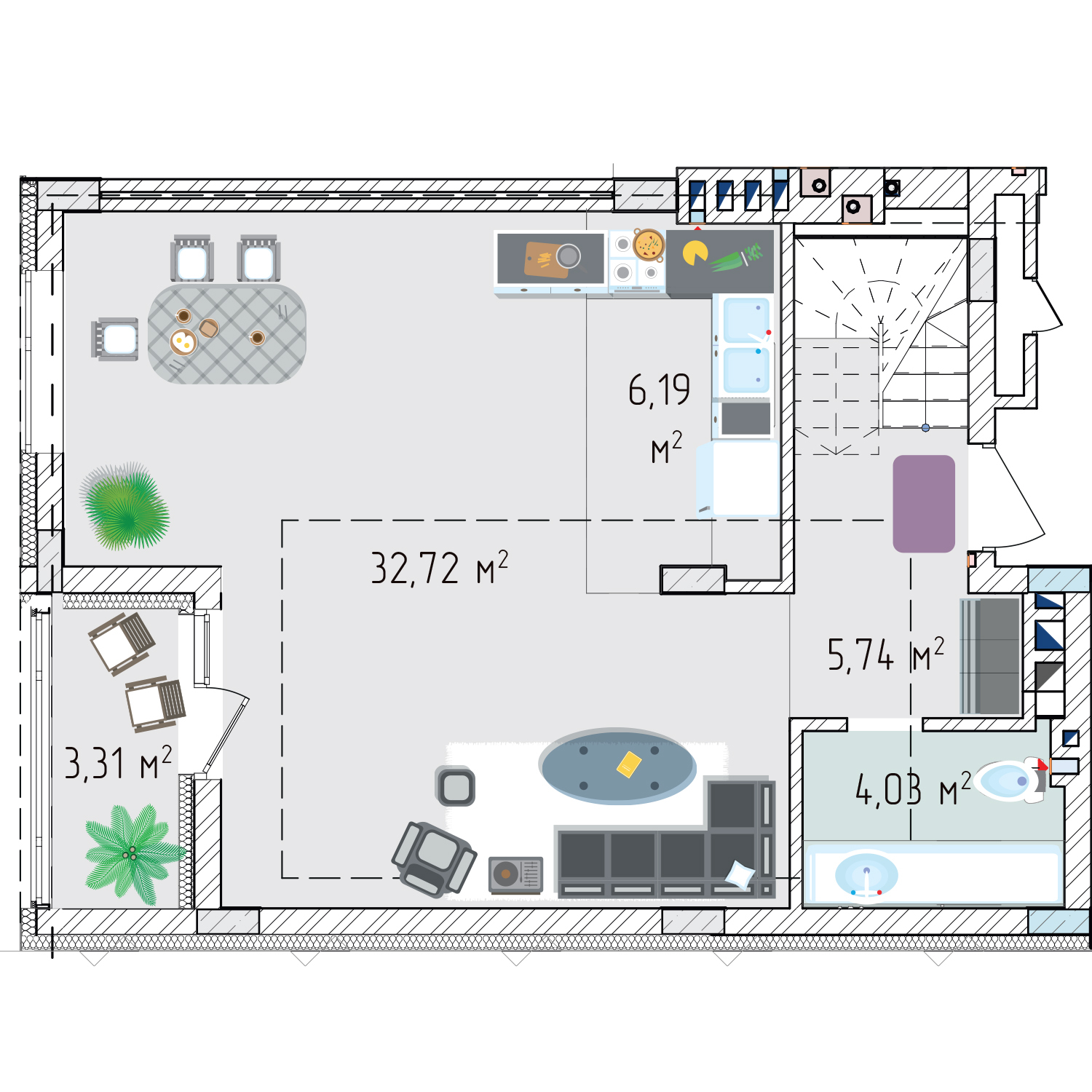 2-кімнатна 92.89 м² в ЖК Лавандовий від 27 198 грн/м², м. Бровари