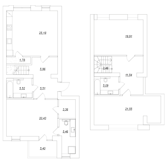 Дворівнева 136.07 м² в ЖК Desna Park Residence від 16 650 грн/м², с. Зазим`я