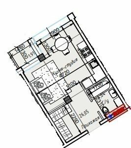 Смарт 30.66 м² в ЖК ITown от 37 950 грн/м², Одесса