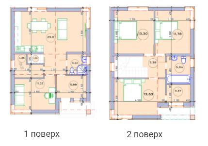 Коттедж 120 м² в КГ Admiral Park Debut от 28 167 грн/м², г. Ирпень