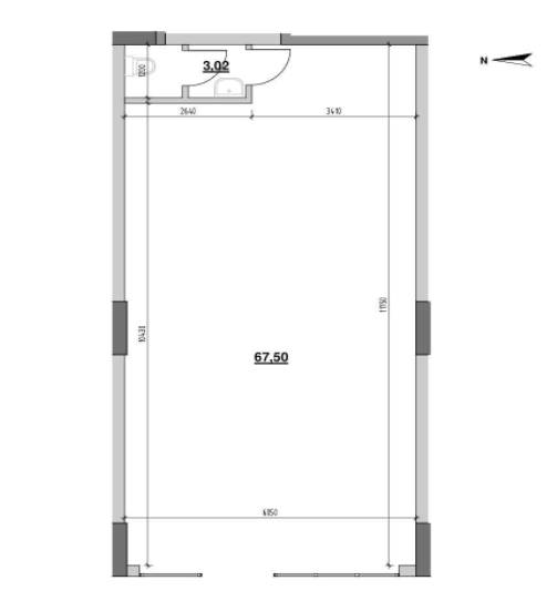 Помещение свободного назначения 70.52 м² в ЖК Голоські кручі от 29 453 грн/м², Львов