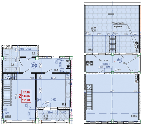 Дворівнева 191.84 м² в КБ Leonardo town від 57 450 грн/м², Харків