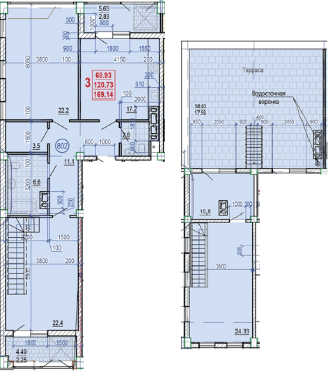 Двухуровневая 169.14 м² в КД Leonardo town от 57 450 грн/м², Харьков