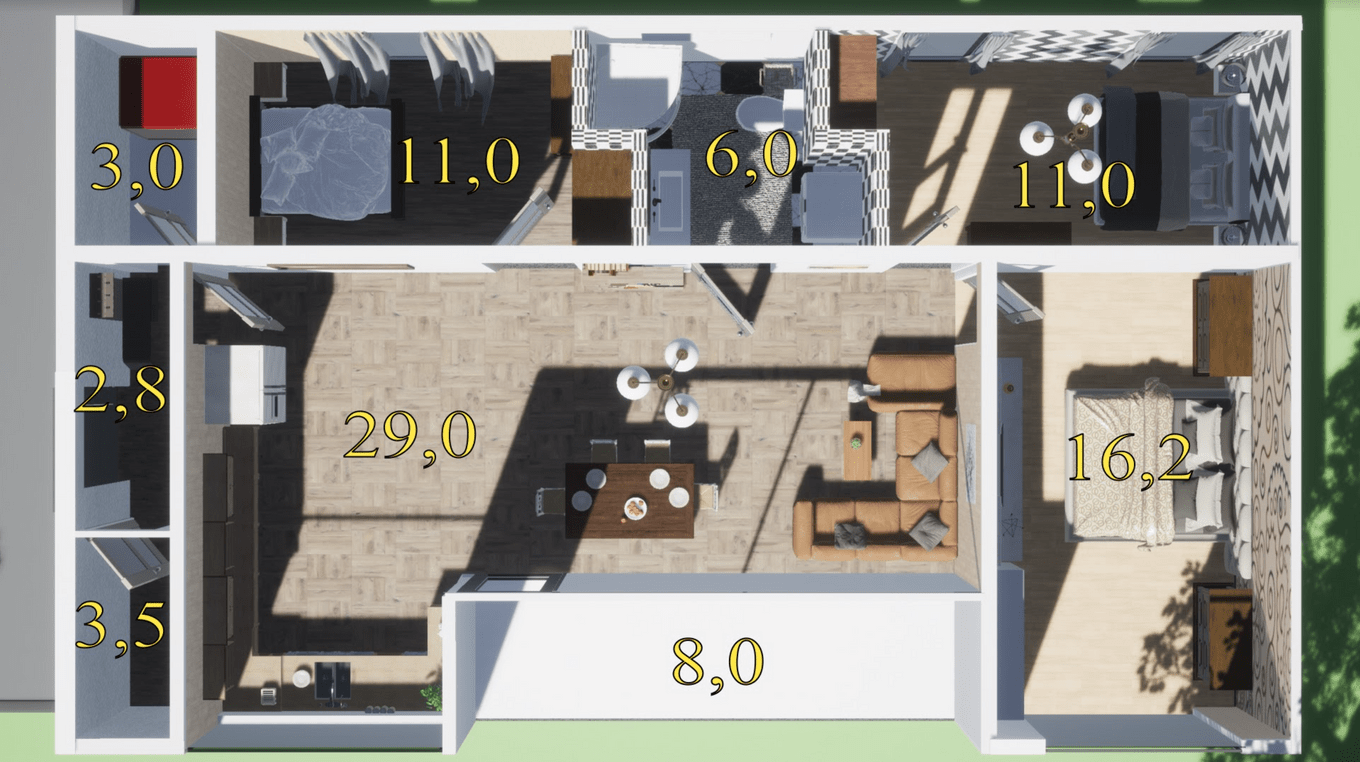 Коттедж 72.6 м² в КП Хорошие соседи от 27 686 грн/м², Харьков