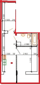 1-комнатная 42 м² в ЖК Лайм от 14 100 грн/м², с. Агрономичное