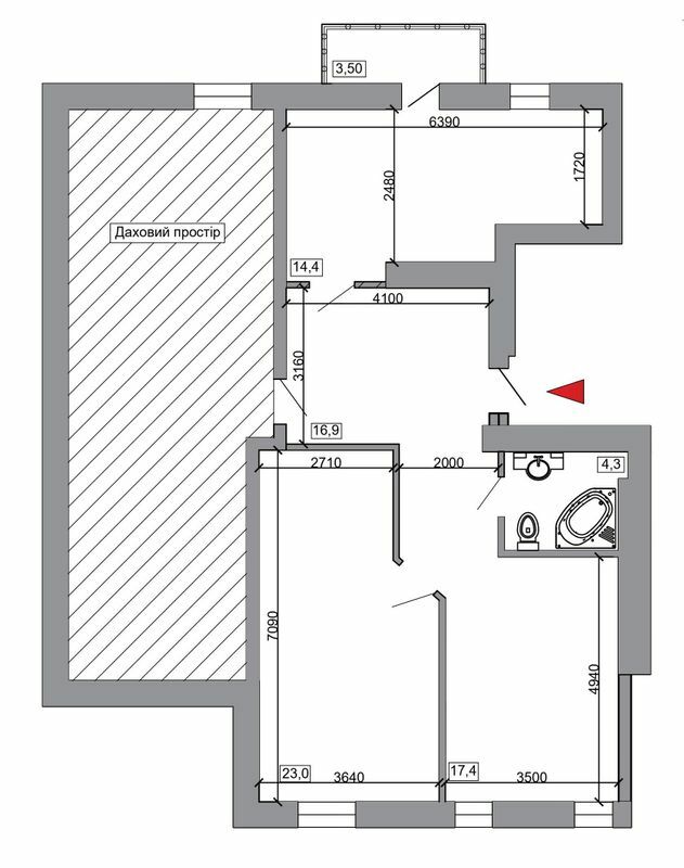 2-комнатная 71 м² в ЖК на ул. Гостинодворская, 14в от 10 050 грн/м², г. Ромны