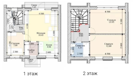 Таунхаус 79 м² в КП Норвегия от 18 354 грн/м², с. Белогородка