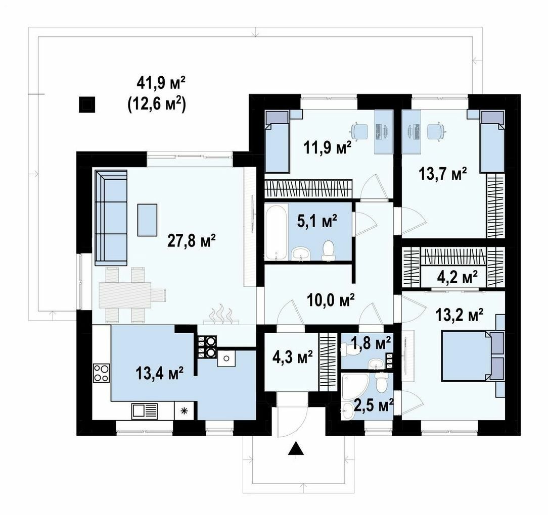 Котедж 120.5 м² в КМ Лелека від 18 257 грн/м², с. Пилиповичі