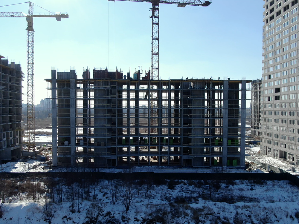 Ход строительства ЖК 7 KVARTAL, фев, 2022 год