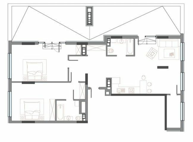 2-комнатная 143.89 м² в ЖК АРСЕНАЛ House от 100 000 грн/м², Киев