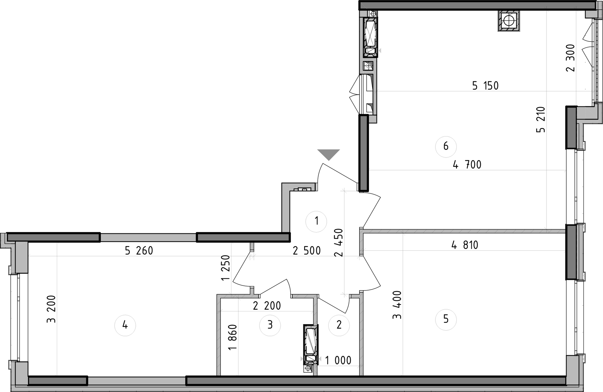 2-кімнатна 67.68 м² в ЖК Оптимісто від 49 900 грн/м², с. Гатне