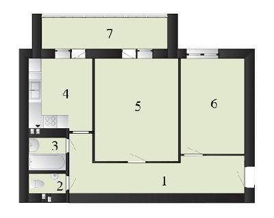 2-комнатная 61.86 м² в ЖК Пейзажные озера от 10 000 грн/м², пгт Макаров