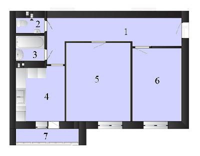 2-комнатная 59.27 м² в ЖК Пейзажные озера от 10 000 грн/м², пгт Макаров