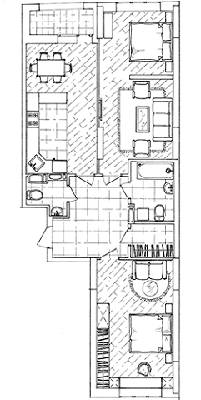 2-комнатная 90.32 м² в ЖК Автограф от застройщика, Киев