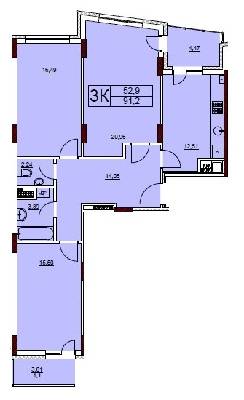 3-комнатная 91.2 м² в ЖК Велика Британія от 16 500 грн/м², Львов
