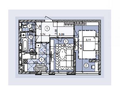 2-комнатная 58.77 м² в ЖК Deluxe от застройщика, Львов