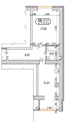 1-комнатная 47.04 м² в ЖК на ул. Замостянская (50-летия Победы), 18 от 18 000 грн/м², Винница