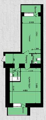 2-кімнатна 52.64 м² в ЖК Східна Перлина від 10 850 грн/м², Вінниця