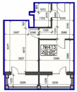 2-кімнатна 46.85 м² в ЖК Британський дім від 17 690 грн/м², Харків