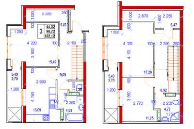 5+ комнат 102.12 м² в ЖК Особняк-К от 14 500 грн/м², Винница