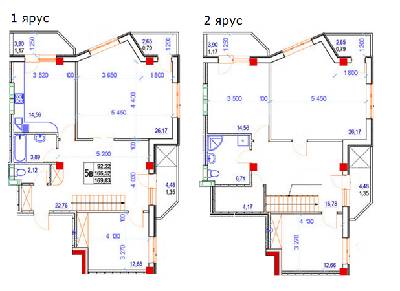 5+ комнат 175.16 м² в ЖК Особняк-К от 14 500 грн/м², Винница