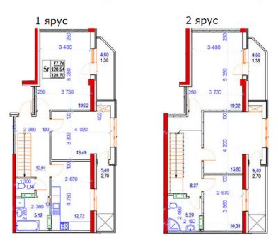 5+ комнат 128.7 м² в ЖК Особняк-К от 14 500 грн/м², Винница