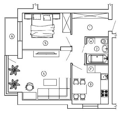 2-кімнатна 47.2 м² в ЖК Comfort House від 13 200 грн/м², м. Обухів