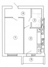 1-комнатная 41.8 м² в ЖК Новокиевский от 13 500 грн/м², с. Новые Петровцы