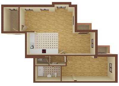 2-комнатная 76.65 м² в ЖК Дом на Мечникова от застройщика, Днепр