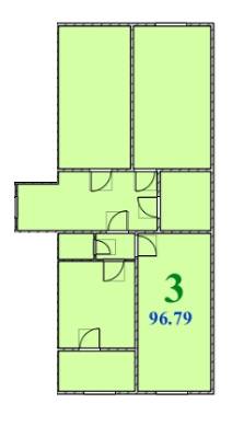 3-кімнатна 96.79 м² в ЖК на вул. Січових Стрільців, 5 від 12 000 грн/м², Хмельницький