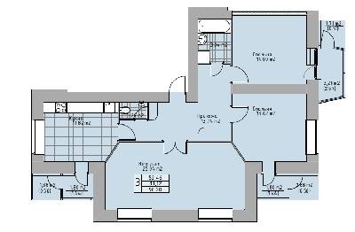 3-кімнатна 90.2 м² в ЖК Княжий від 15 000 грн/м², Тернопіль