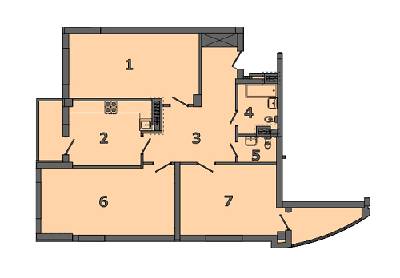 3-комнатная 100 м² в ЖК на ул. Яцкова, 20Б от 21 400 грн/м², Львов