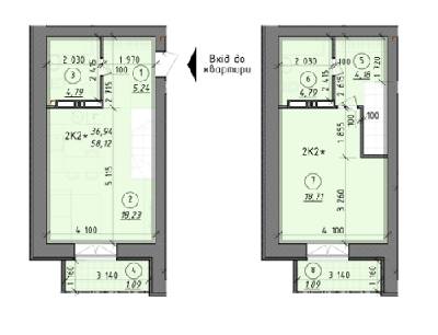 5+ кімнат 58.12 м² в ЖК Start Life від 12 150 грн/м², м. Вишгород